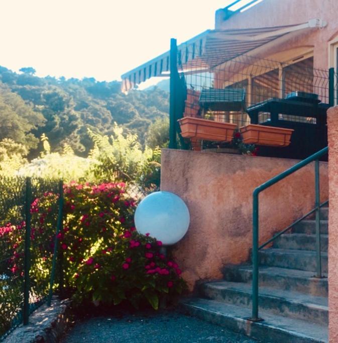 Cavalaire Vue Mer Au Loin Maisonnette Tout Equipee Pour 4 Personnes Avec Piscine Clim Wifi Velos Tv Barbecues Bagian luar foto